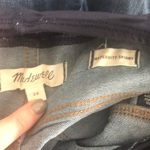 Made well high waisted maternity jeans